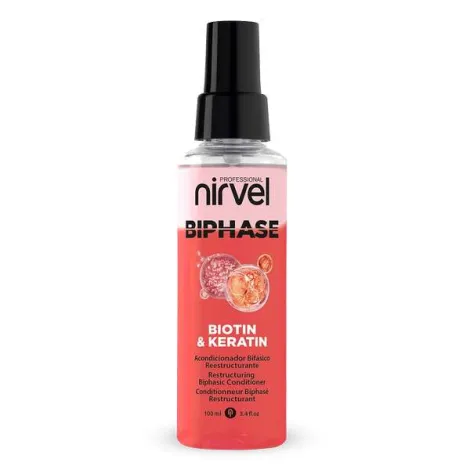 Acondicionador Nirvel Bifase Con Biotina Y Keratina 100ml.