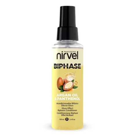 Acondicionador Nirvel Bifasico Aceite De Argan Y Pantenol 100ml.