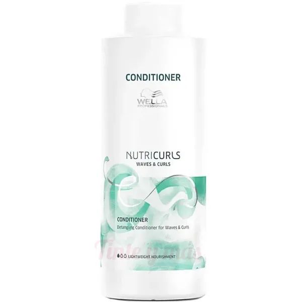 Acondicionador Wella Rizos Y Ondas Nutricurls 1000ml.