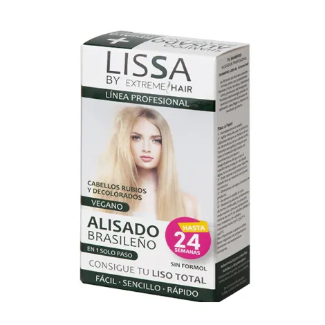 Lissa Alisado Brasiñelo Vegano Para Cabellos Rubios 100ml.