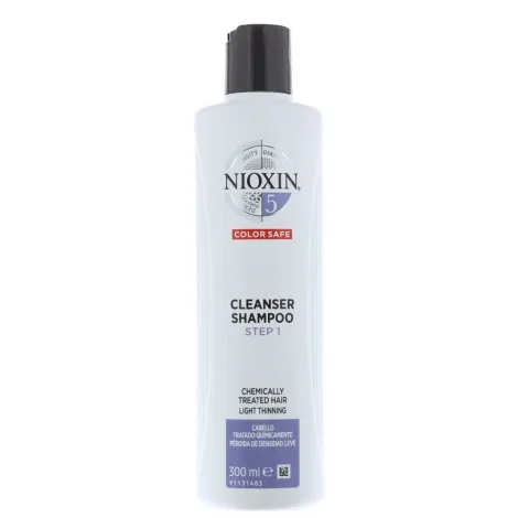 Champú Nioxin 300ml. Sistema 5 Cabellos Tratados Quimicamente. Wella