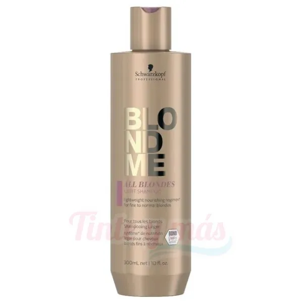 Champú Schwarzkopf BlondMe All Blondes Light Shampoo 300ml.