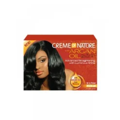 Creme Of Nature Relaxer Kit Regular Con Aceite De Argán
