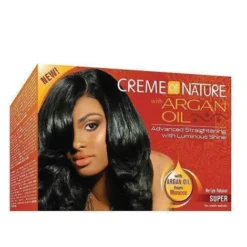 Creme Of Nature Relaxer Kit Super Con Aceite De Argán