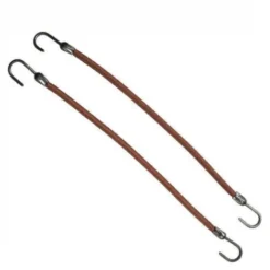 EuroStil Gomas Con Gancho Marrón 12 Und. Ref.637