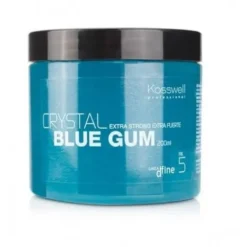Fijador Gel Kosswell Crystal Blue Gum 200ml. Extra Fuerte.