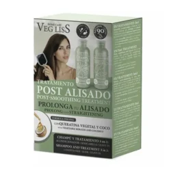 Kit Hidratante Post Alisado Brasileño De Keratina Veg Liss