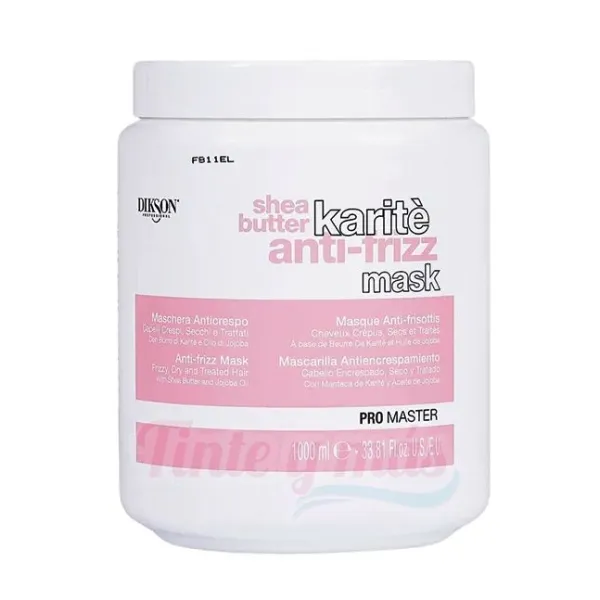 Mascarilla Dikson Anti-Frizz Karite Mask Pro Master 1000ml.