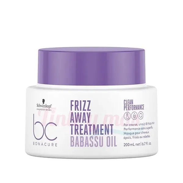 Mascarilla Antiencrespamiento Schwarzkopf BC Bonacure Frizz Away 200ml