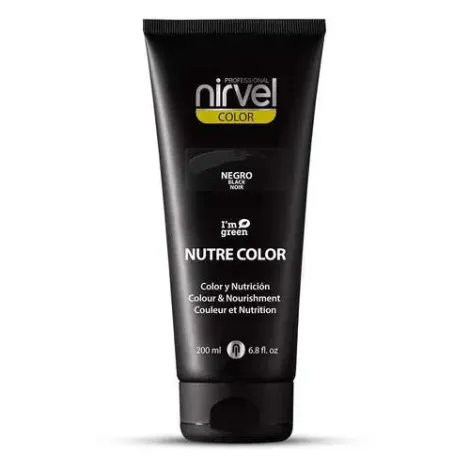 Nirvel Nutre Color Negro - Mascarilla De Color Temporal 200ml.