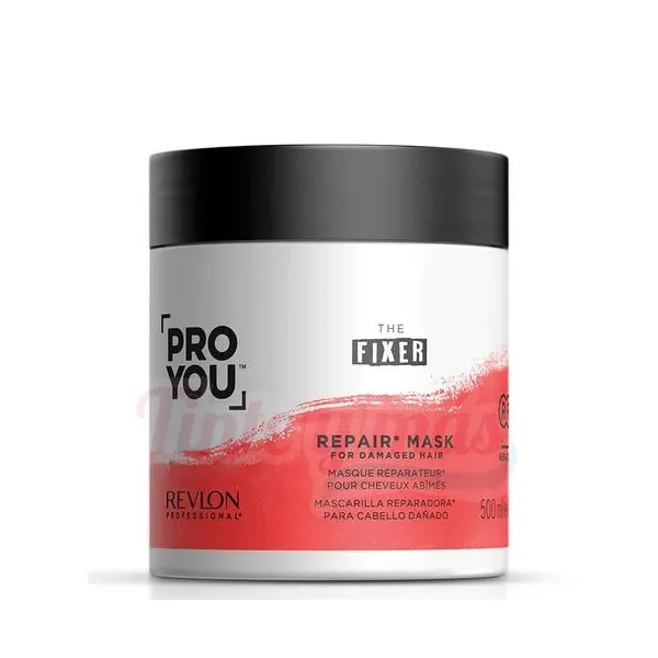 Tratamiento Mascarilla Reparadora Revlon Fixer Pro You Repair Mask 500ml.