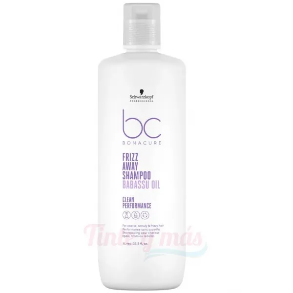 Schwarzkopf BC Bonacure Champú Frizz Away Babassu Oil 1000ml