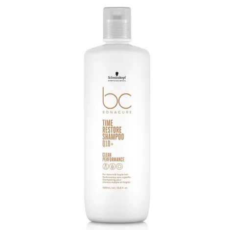 Schwarzkopf Bonacure Champú Time Restore Q10+ 1000ml.