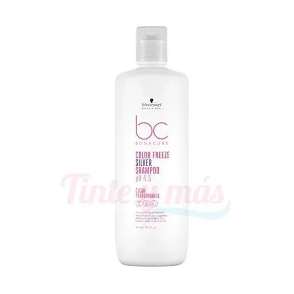 Schwarzkopf Champú Silver BC PH 4.5 Color Freeze 1000ml.