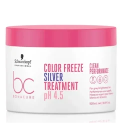 Mascarilla BC Silver Color Freeze PH 4.5 500ml. Schwarzkopf