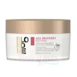 Schwarzkopf Mascarilla BlondMe Mask All Blondes Rich 200ml