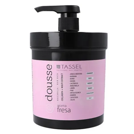 Mascarilla TASSEL Dousse Aroma FRESA - Colágeno Y Multi Extracto